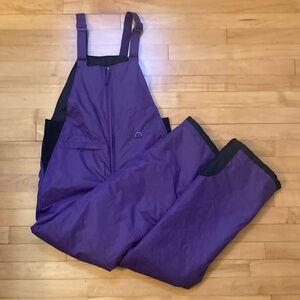 Hisea bib snow pants am purple xl